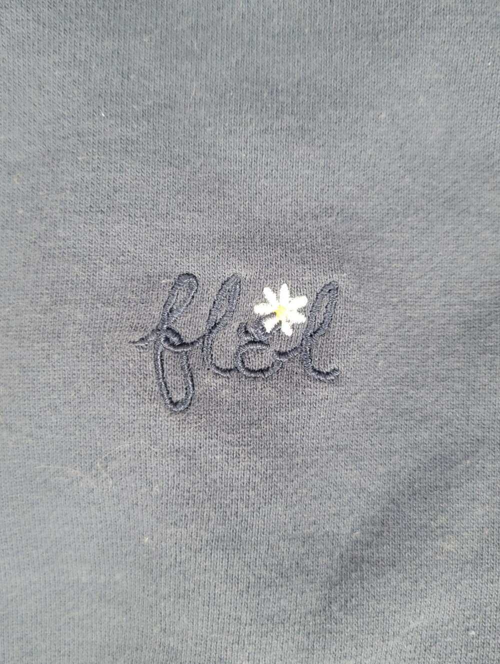 For Love And Lemons Slate Blue Cropped Hoodie Cinched Waist Hem Size Medium - Picture 7 of 12